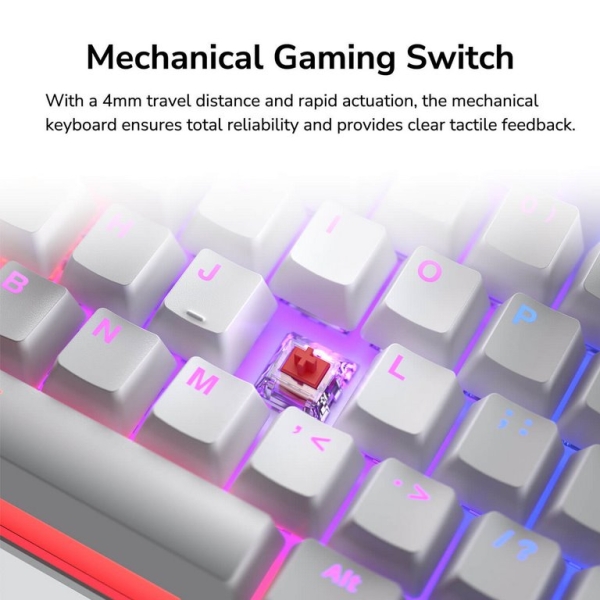 COUGAR herní klávesnice Ultimus EX white (N-KEY Rollover)