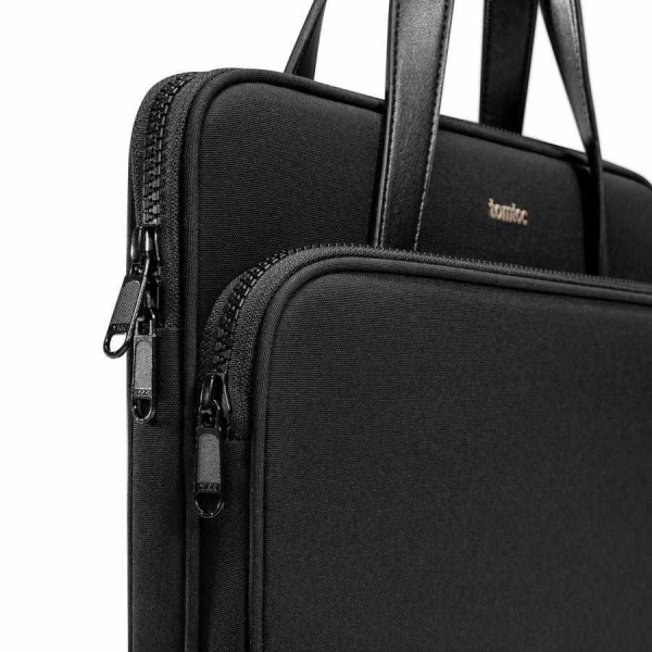tomtoc Shoulder Bag - 14" a 13" MacBook Pro / Air, černá