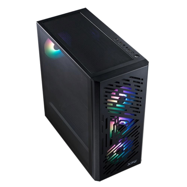 ADATA XPG case LANDER 501 Mid-Tower, bez zdroje, 4x 120mm ARGB Fan, Černá