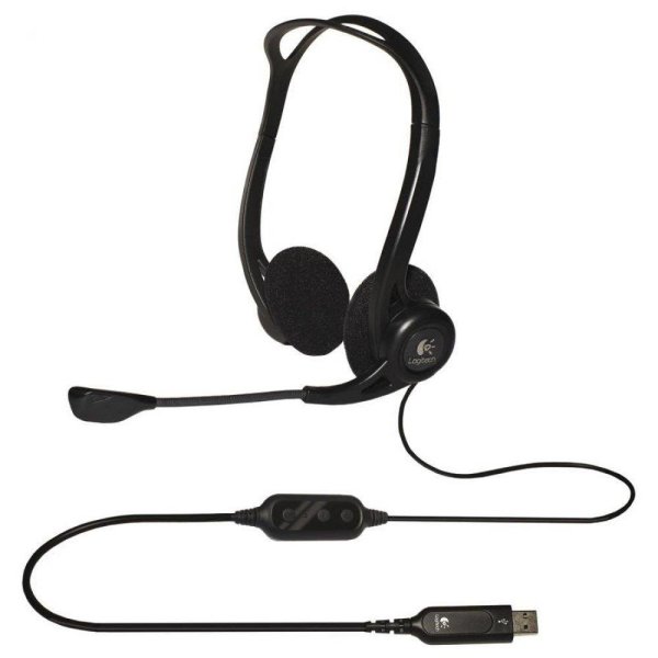 LOGITECH sluchátka, náhlavní sada USB Headset 960