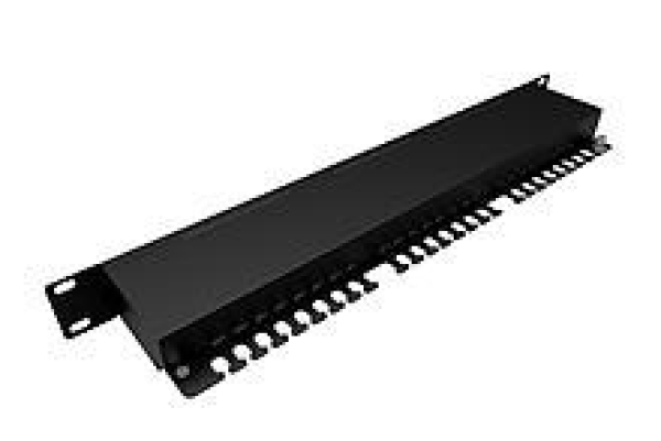 Solarix Patch panel Solarix 24 x RJ45 CAT5E STP 1U SX24-5E-STP-BK-N