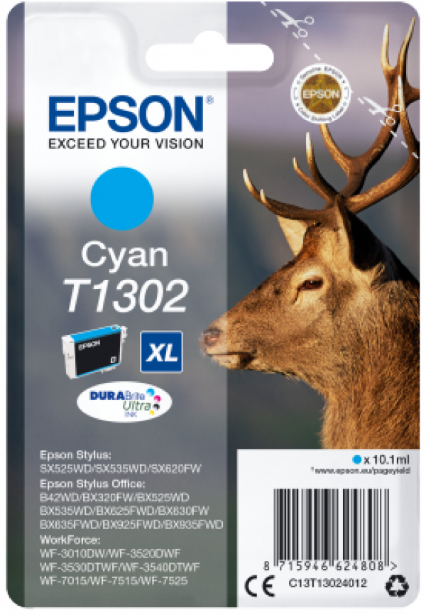 Náplň EPSON C13T13024010 azurová (10,1 ml)