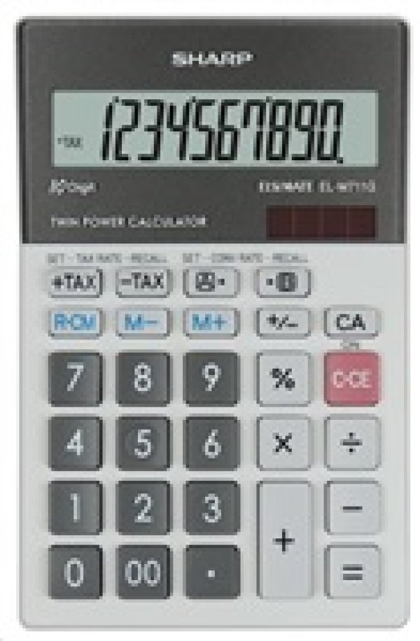 SHARP kalkulačka - EL-M711GGY - stříbrná?v=1755207603