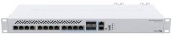 MikroTik Cloud Router Switch CRS312-4C+8XG-RM, 650MHz CPU, 64MB, 1xGLAN, 8x10G, 4x10G Combo, slot, vč. L5