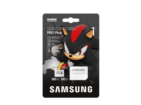 Samsung micro SDXC karta 1TB PRO Plus 'Sonic the Hedgedog™' + SD adaptér