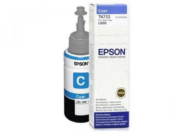 Náplň EPSON C13T67324A azurová (70 ml)