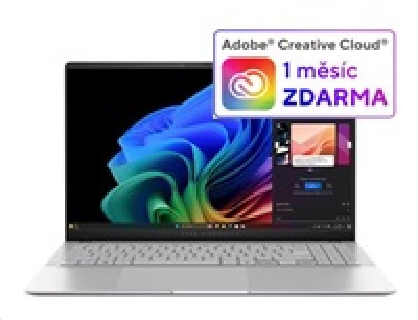 ASUS NTB Vivobook S 15 OLED (S5507QA-OLED001W), X1E 78 100, 15.6" 2880 x 1620, 32GB, 1TB SSD, Adreno, W11 Home, Silver?v=1750104003