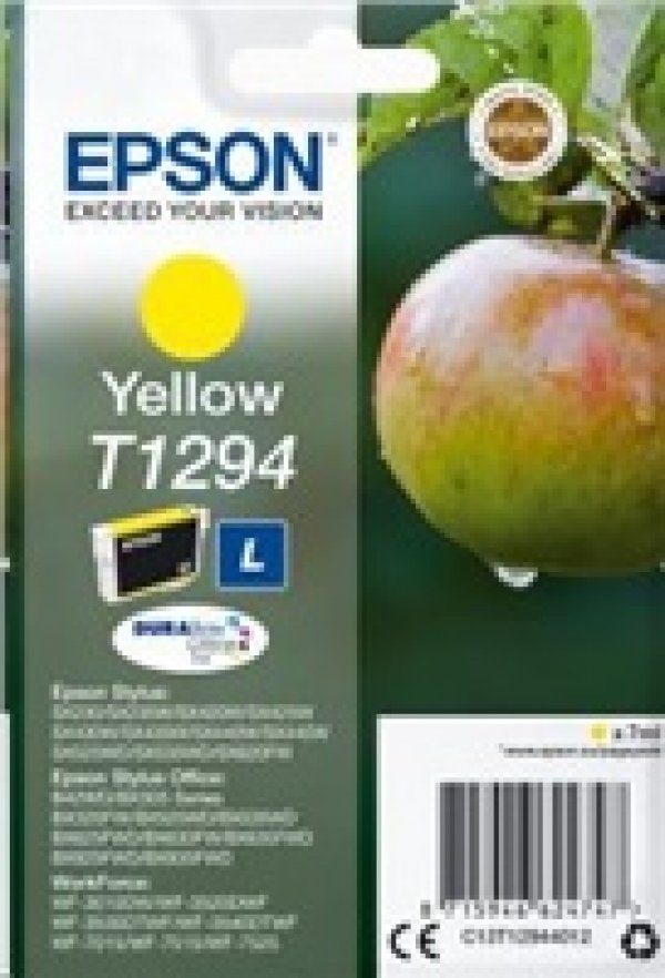Náplň Epson C13T12944012 (L) žlutá blistr