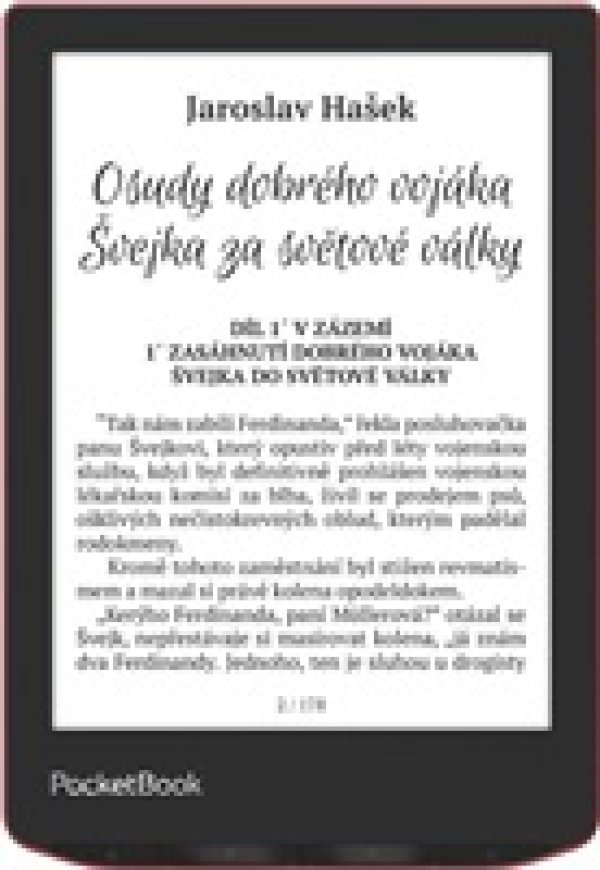 E-book POCKETBOOK 634 Verse Pro Passion Red, červený