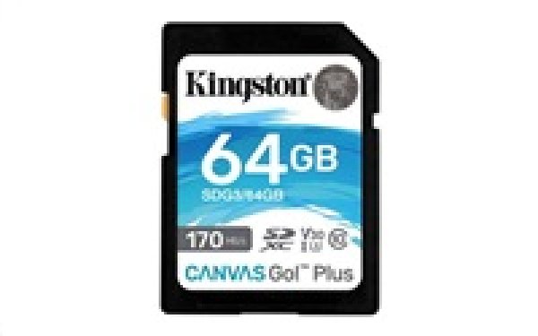 KINGSTON SD card SDXC 64GB Canvas Go! Plus