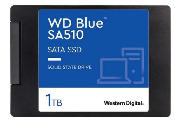 WDC BLUE SA510 SATA SSD WDS100T3B0A 1TB 2.5" 7mm 3D NAND (560/520MB/s, 90000/82000 IOPs, SSD, 3D NAND, SATA)