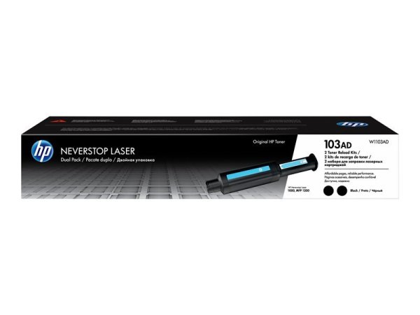 Toner HP W1103AD, HP 103AD černý (2x2 500 stran)