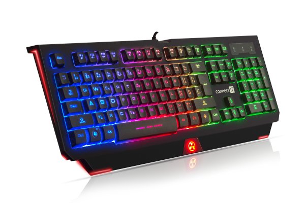 CONNECT IT BATTLE RNBW klávesnice pro hráče, CZ/US