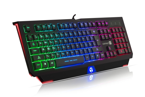CONNECT IT BATTLE RNBW klávesnice pro hráče, CZ/US