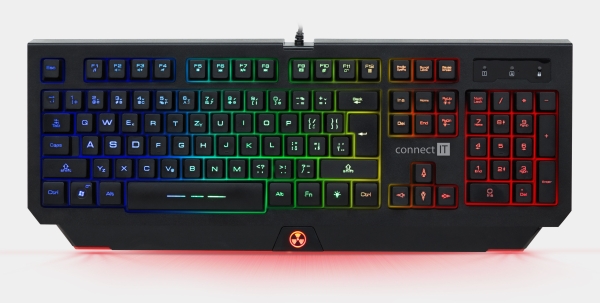 CONNECT IT BATTLE RNBW klávesnice pro hráče, CZ/US