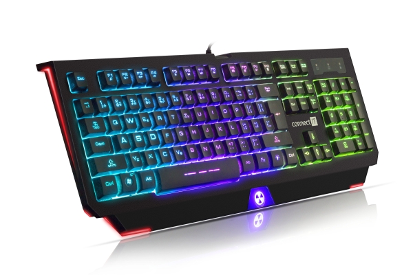 CONNECT IT BATTLE RNBW klávesnice pro hráče, CZ/US