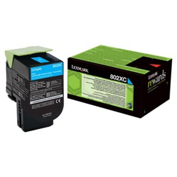Toner Lexmark 802XC 80C2XC0 azurový?v=1759614005
