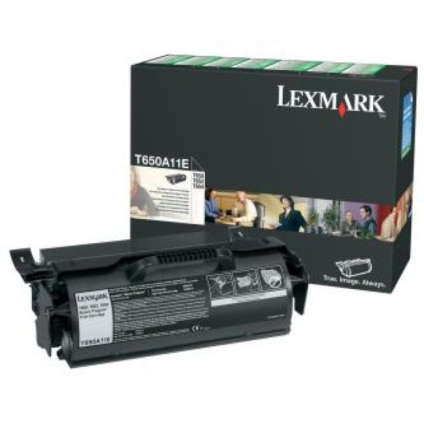 Toner Lexmark T650A11E černý