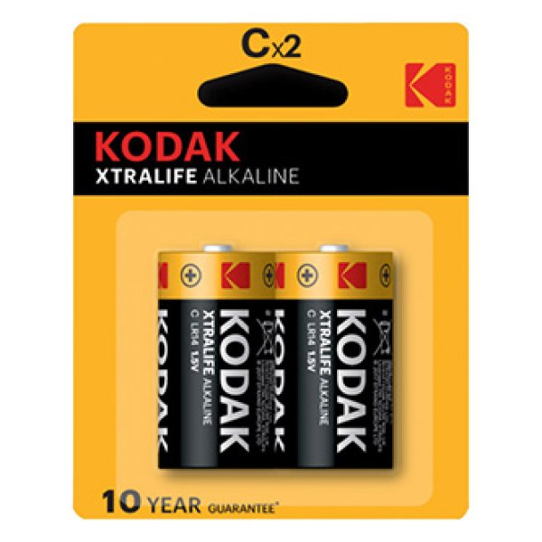 Baterie jednorázová alkalická, tužková, LR14, 1.5V, Kodak, blistr, 2-pack, KOD-LR14XT, Alkaline EXTRALIFE?v=1755898805