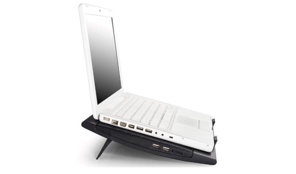 DEEPCOOL Chladící podložka WIND PAL FS, pod notebook, černá