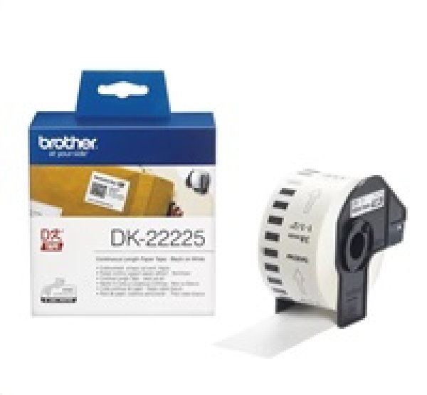 Papír role Brother 38mm x 30,48m DK22225 bílá