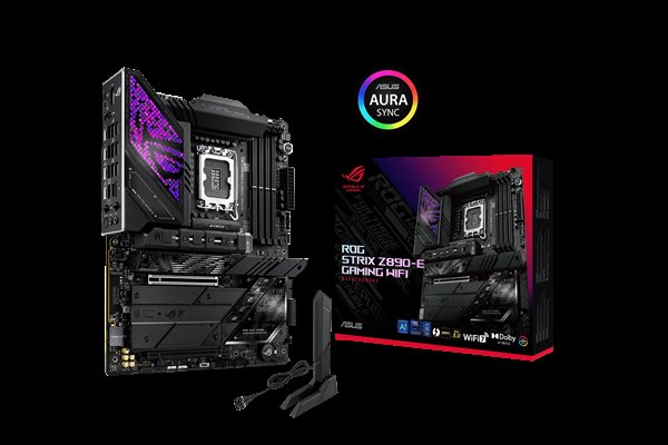 ASUS MB Sc LGA1851 ROG STRIX Z890-E GAMING WIFI, Intel Z890, 4xDDR5, 1xDP, 1xHDMI, 2xThunderbolt, WI-FI, ATX
