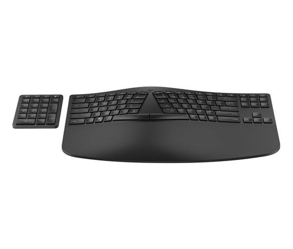 HP 960 Black Ergonomic Wireless Keyboard - bezdrátová ergonomická klávesnice CZ/SK