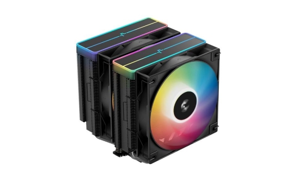 DEEPCOOL CPU Chladič AG620 BK ARGB V2, 2x120mm, LGA1851, AM5, černá?v=1765233604
