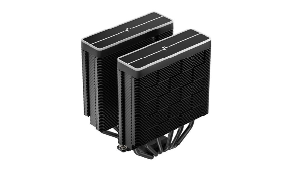 DEEPCOOL CPU Chladič AG620 BK ARGB V2, 2x120mm, LGA1851, AM5, černá