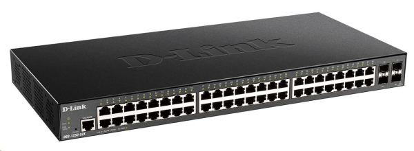 D-Link DGS-1250-52X 52-port Gigabit Smart Switch, 48x GbE, 4x SFP+