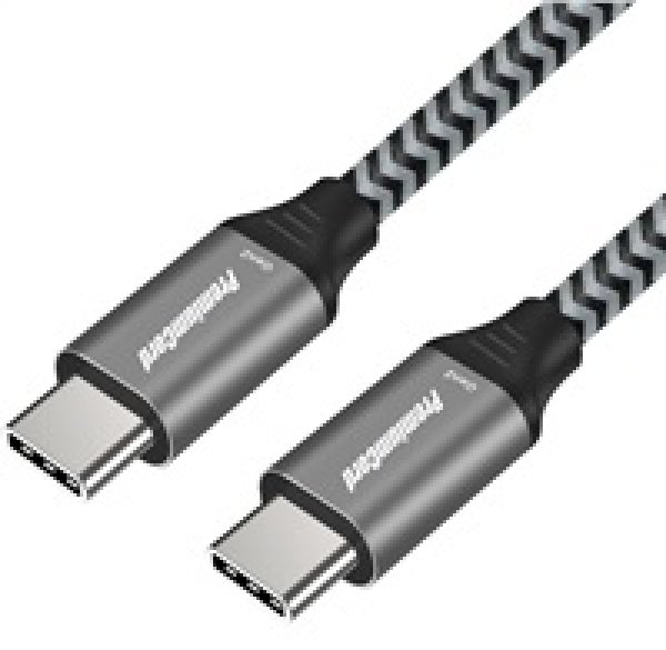 PREMIUMCORD Kabel USB-C (USB 3.2 Gen 2, 3A, 60W, 20Gbit/s) bavlněný oplet, 0,5m?v=1747293868