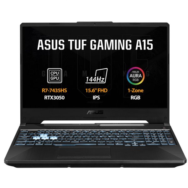 ASUS TUF Gaming A15 FA506NCR-HN108, Ryzen 7 7435HS, 15.6˝ 1920 x 1080 FHD, RTX3050/4GB, 16GB, SSD 512GB, FDOS