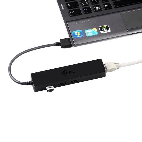 i-tec USB 3.0 Slim HUB 3 Port + Gigabit Ethernet Adapter