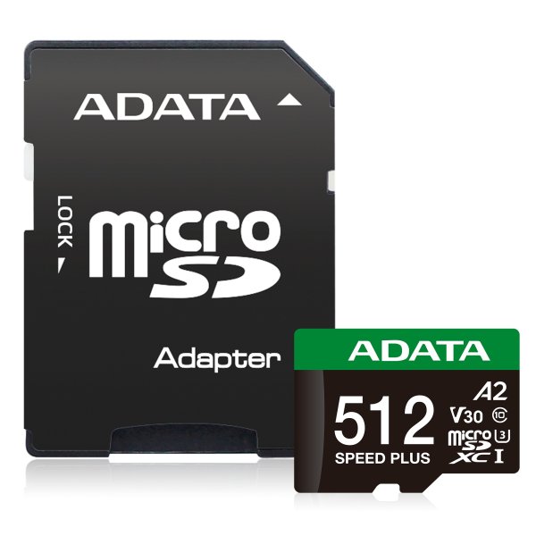 ADATA 512GB MicroSDXC UHS-I U3 V30 + adapter?v=1750017603
