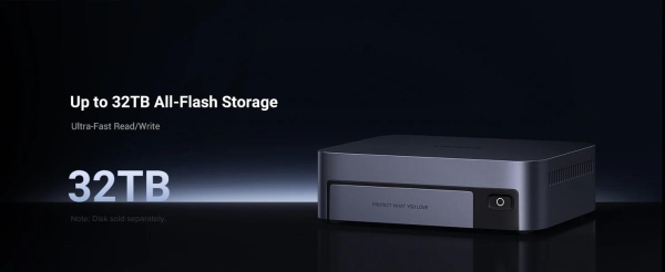 UGREEN NASync DXP480T Plus (10C/i5-1235U/4,4GHz/8GBRAM/4xM.2/1x10GbE/2xTB/1xUSB3.2/WiFi)