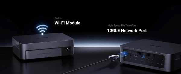 UGREEN NASync DXP480T Plus (10C/i5-1235U/4,4GHz/8GBRAM/4xM.2/1x10GbE/2xTB/1xUSB3.2/WiFi)