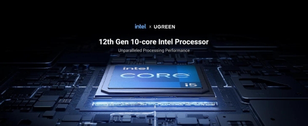 UGREEN NASync DXP480T Plus (10C/i5-1235U/4,4GHz/8GBRAM/4xM.2/1x10GbE/2xTB/1xUSB3.2/WiFi)