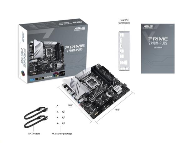 ASUS MB Sc LGA1700 PRIME Z790M-PLUS, Intel Z790, 4xDDR5, 1xDP, 1xHDMI, mATX