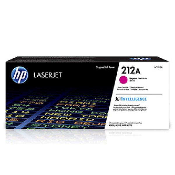 Toner HP W2123A, HP 212A purpurový (4 500 stran)