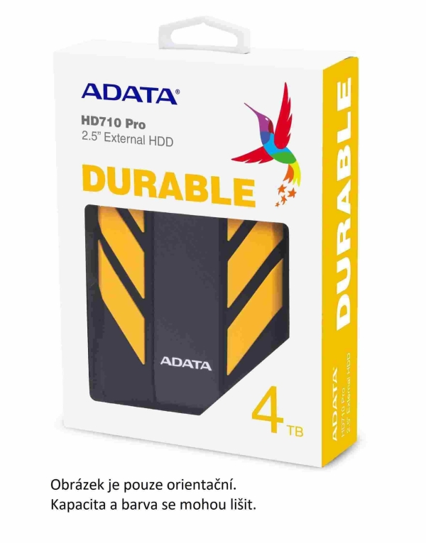 ADATA HD710P/2TB/HDD/Externí/2.5''/Žlutá/3R
