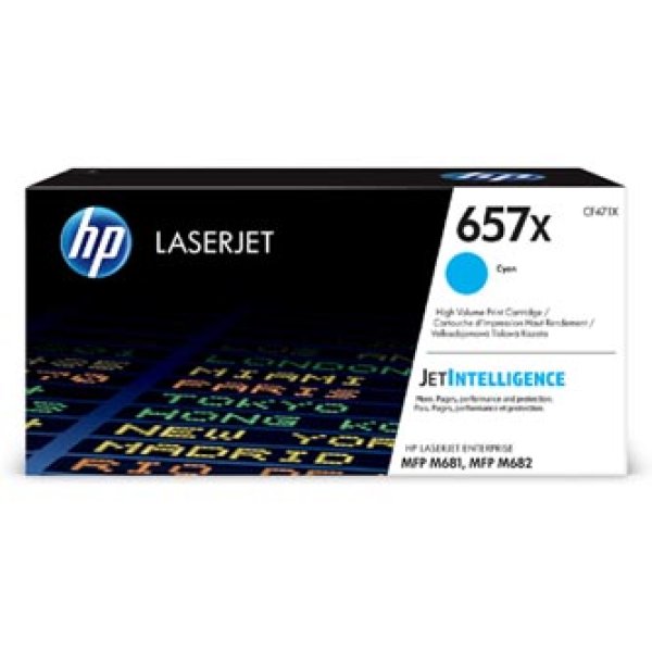 Toner HP č.657X CF471X azurový