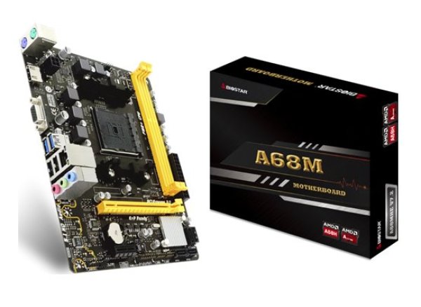 Biostar A68MHE, mATX, soc. AMD FM2+, A68H, DDR3