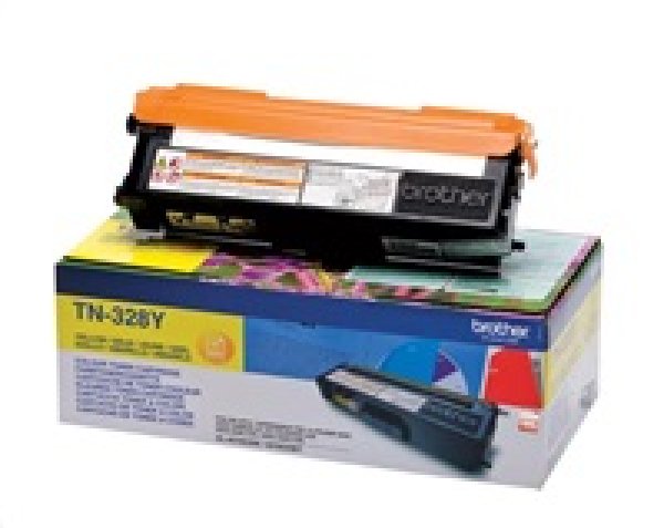 Toner BROTHER TN-328 žlutý (6 000 stran)