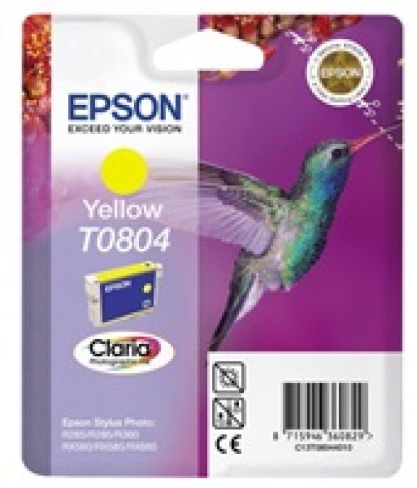 Náplň EPSON C13T08044011 žlutá (7,4 ml)