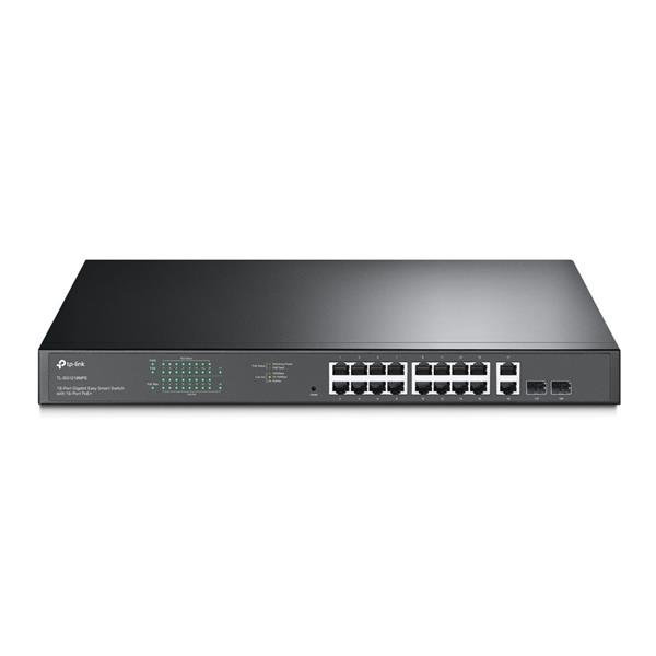 TP-Link CCTV Easy Smart switch TL-SG1218MPE (16xGbE, 2xGbE/2xSFP combo, 16xPoE+, 250W)