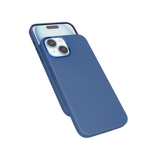 Epico Mag+ kožený kryt iPhone 15 - modrá?v=1750248006