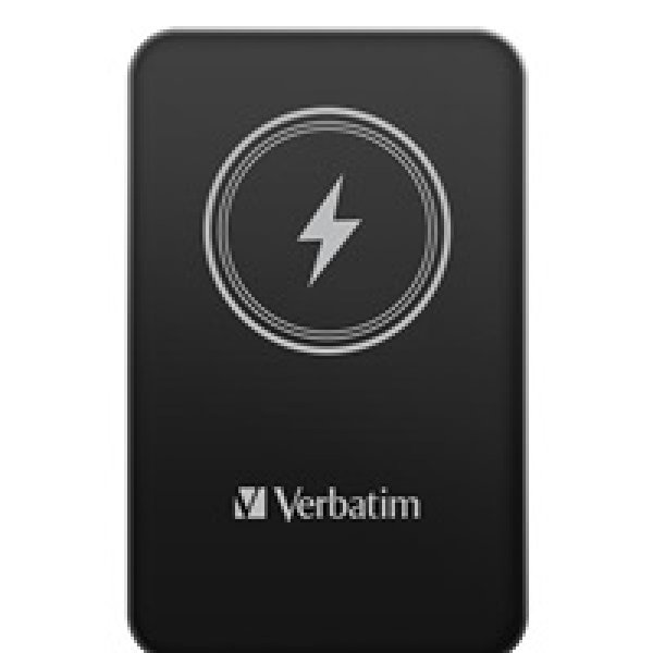 VERBATIM Powerbanka Charge 'n' Go, Magnetická, 5000 mAh, USB-C, Černá?v=1758490804