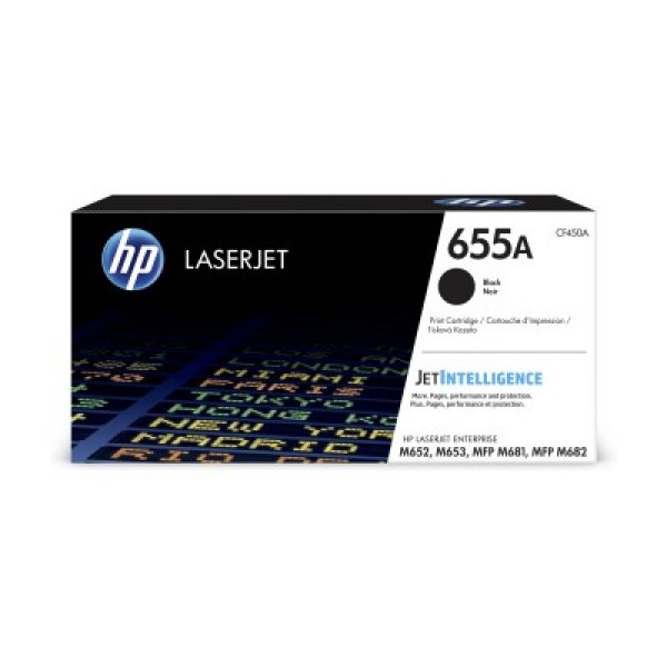 Toner CLJ CF450A, HP 655A černý (12 500 stran)