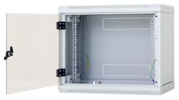 TRITON 19" jednodílný rozvaděč 9U/400mm, odnímatelné boční kryty