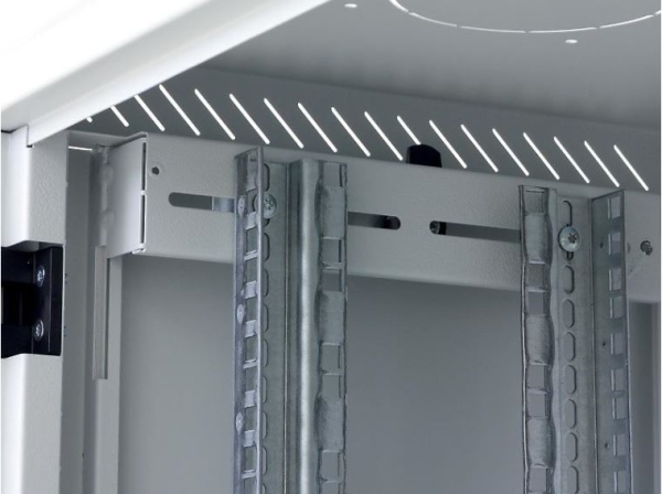 TRITON 19" jednodílný rozvaděč 9U/400mm, odnímatelné boční kryty